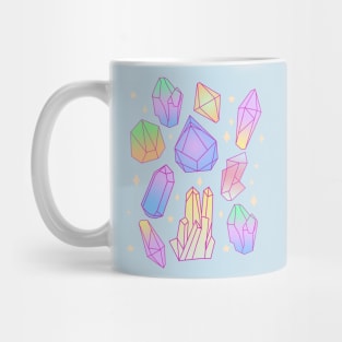 Magical Crystal Flood Pastel Goth Kawaii Witch Mug